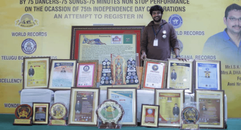 Read more about the article Choreographer Dr Namani.Ravi Kumar Got Registered in Bharath Book Of Records